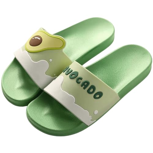 Avocado Cartoon Slippers Sandals with High Rebound Sole Non Slip - Outdoor & Indoor Footwear For Beach Travel
