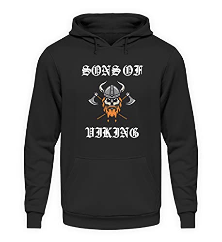 Sweat à capuche Viking chaud avec poche kangourou pratique