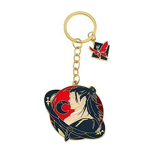 SONGCHANGJEWELRY JJK Keychain Satoru - Anime Figure Enamel Key Pendant - Men Women Keyring Jewelry (D)