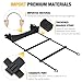 Agility Ladder, Speed Ladder Training Equipment, workout Ladder Set for Kids and Adults,12 Rung 20ft Exercise Ladders with Ground Stakes for Soccer, Boxing, Footwork, Sports Fitness Training Ladder