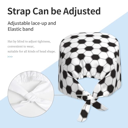 Image of Unisex Adjustable Surgical Sweatband - Elastic Bandage Cap - Scrub Caps for Nurse Working Cap