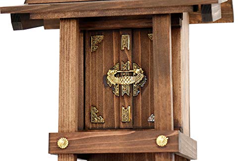 Amazon｜やまこう お守り祠(ほこら) お社本体(家具調仕上げ 鳥居付き 