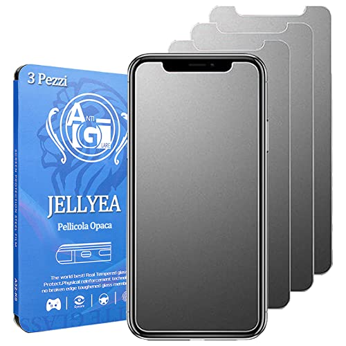 Ya en manzanajugosa.com: JELLYEA 3 Piezas Protector Pantalla Mate para iPhone 14 Pro - Cristal Templado Antirreflejos, Antihuellas, Antiarañazos - Dureza 9H - Vidrio Templado para iPhone 14 Pro, 6.1"
