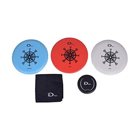 Disc Golf Set,Starter Disc Golf Set, Fairway Driver, Mid-Range, Putter Disc Cover