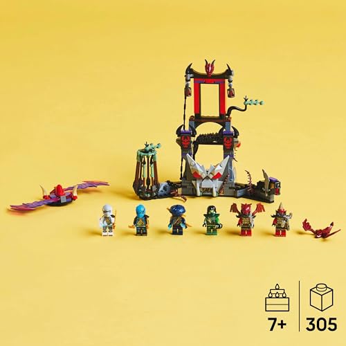 LEGO NINJAGO Dragonian Storm Village Battle Arena Toy Playset 71841 Building Blocks Toys for 7+ Gift for Boys and Girls
