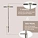 INTBUYING 40’’ Soil Sampler Probe Soil Test Probe with 8’’Sample Ejector and Foot Pedal T Rubber Handle Stainless Steel 1.5inch Dia for Soil Sampling Lawn Garden Farm
