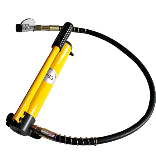 Image of HFS(R) Hydraulic Hand Pump Power Pack Hose Coupler (10000 psi) Hydraulic Oip Pump Hand Operated Pump Hydraulic Hand Pump Manual Pump for Connecting Split Unit
