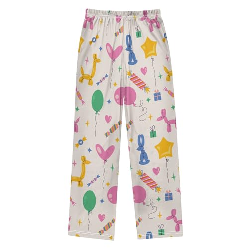 Inflatable Party Boys Pants Boys Athletic Pants Long Pant for Boywith Pockets Wide-Leg Size 6-14Y2