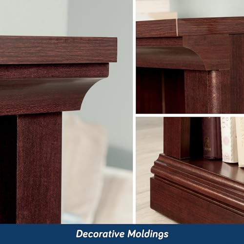 Image of Sauder Select Collection 3 Shelf Bookcase, Select Cherry finish