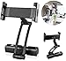 Supporto per tablet da auto, poggiatesta regolabile, supporto per tablet e tablet universale, girevole a 360°, compatibile con tablet da 4,7" a 12,3"