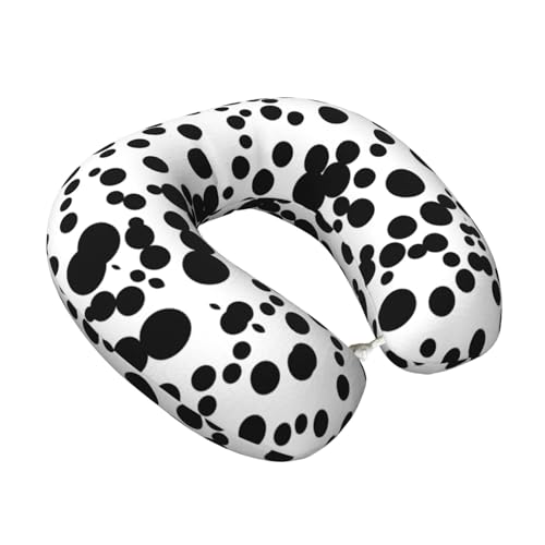 Almohada de viaje de fibra de poliéster tamaño único negro miniatura 2