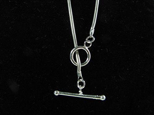 3mm Snake Chain Necklace with Toggle 