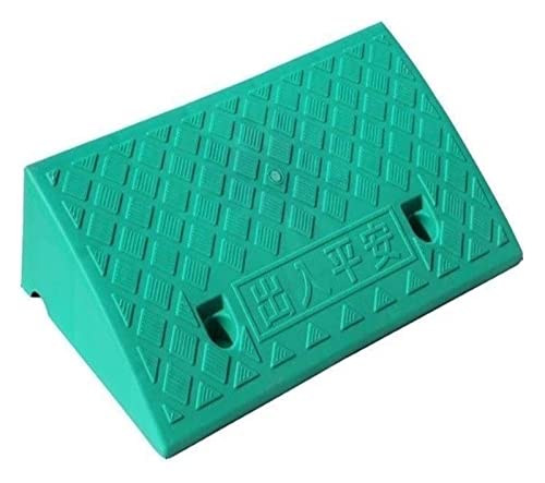 Rampa para sillas de ruedas plástico antideslizante 50x27x7 a 14 cm miniatura 1