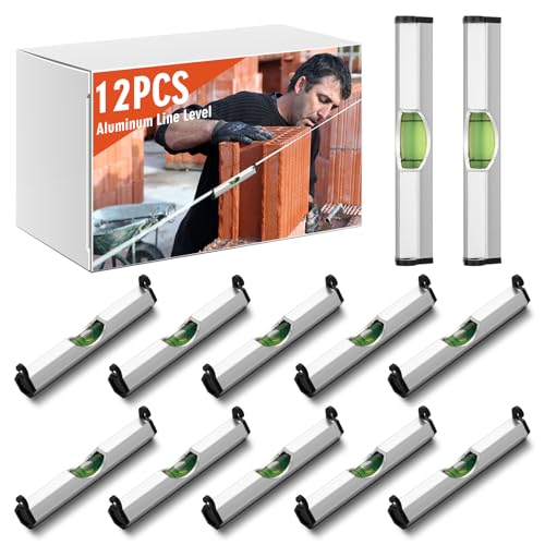 Kingdder Aluminum String Line Level (12 Pcs)