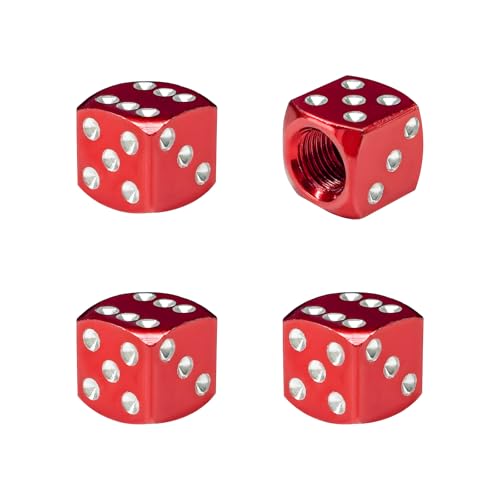 MUQIDA Dice Style Valve Caps
