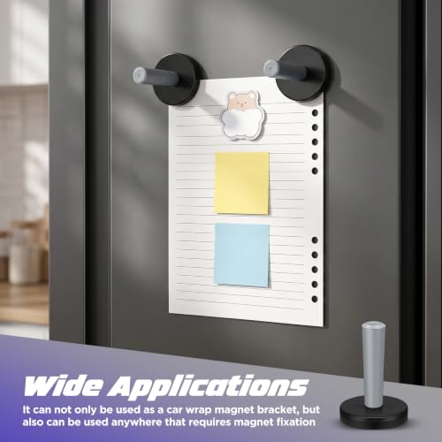 Image of 16 Pcs Grey Car Vinyl Wrap Magnets Holder Tool Kits for Car Wrapping and Crafts Sign Making Window Tint Tools Magnets
