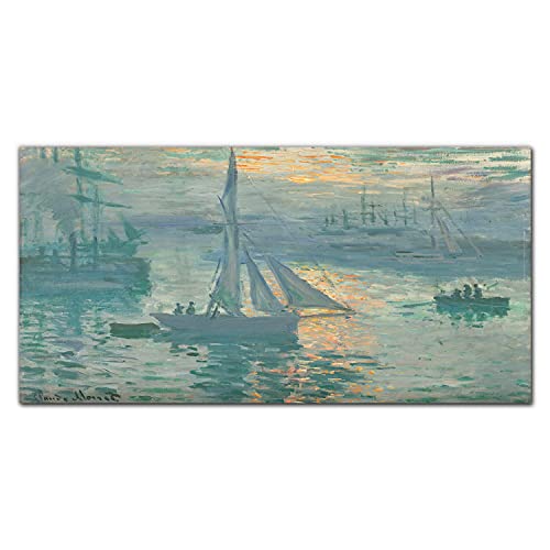 Tableau d'intérieur haute définition Sunrise Marine 140x70