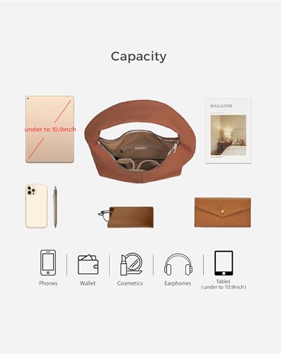 Image of NEWBELLA Small Shoulder Bags for Women - Trendy Underarm Purse & Crossbody Handbag for Daily Commute & Evening