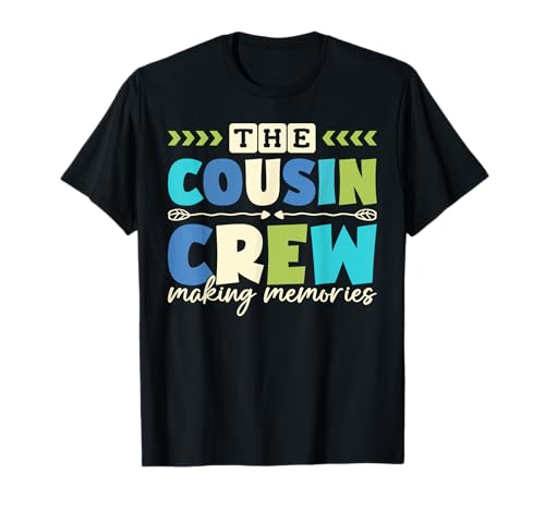 Cousin Crew 2025 Making Memories Family Vacation Camp Kids T-Shirt