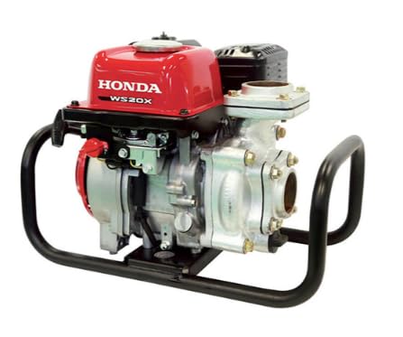 Honda WS 20X Water Pump | 2 HP | Petrol Water Pump | 2 inch Output and Input | Non - Self Primming | Water Discharge - 520 L/min | 4 Stroke | 2 Year Warranty | Agricultural, Multi Purpose Water Pump