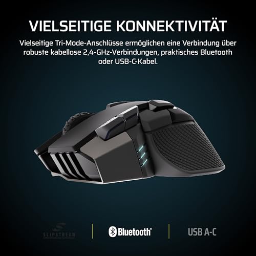 Corsair IRONCLAW Wireless SE (2026) Gaming-Maus – Schwarz – Ansicht 5