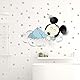 Kibi XXL Wandtattoo Wandaufkleber Wandsticker Kinderzimmer Aufkleber Wanddeko Wandtattoos
