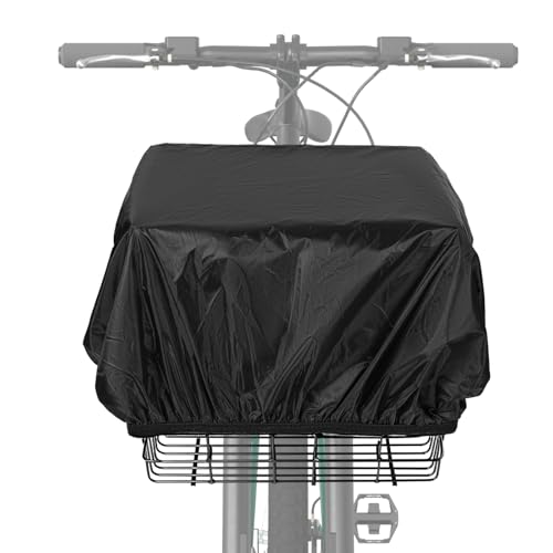 LIQWEI 2 Stück Fahrradkorb Regenschutz, Fahrrad Korbabdeckung, Wasserdicht Fahrradkorbabdeckung, Fahrradzubehör für fahrradkorb