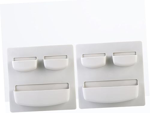 Miniatura 8 de NOLITOY Estante adhesivo de pared para almacenamiento montado en la pared, estante de cocina, organizador multifunción