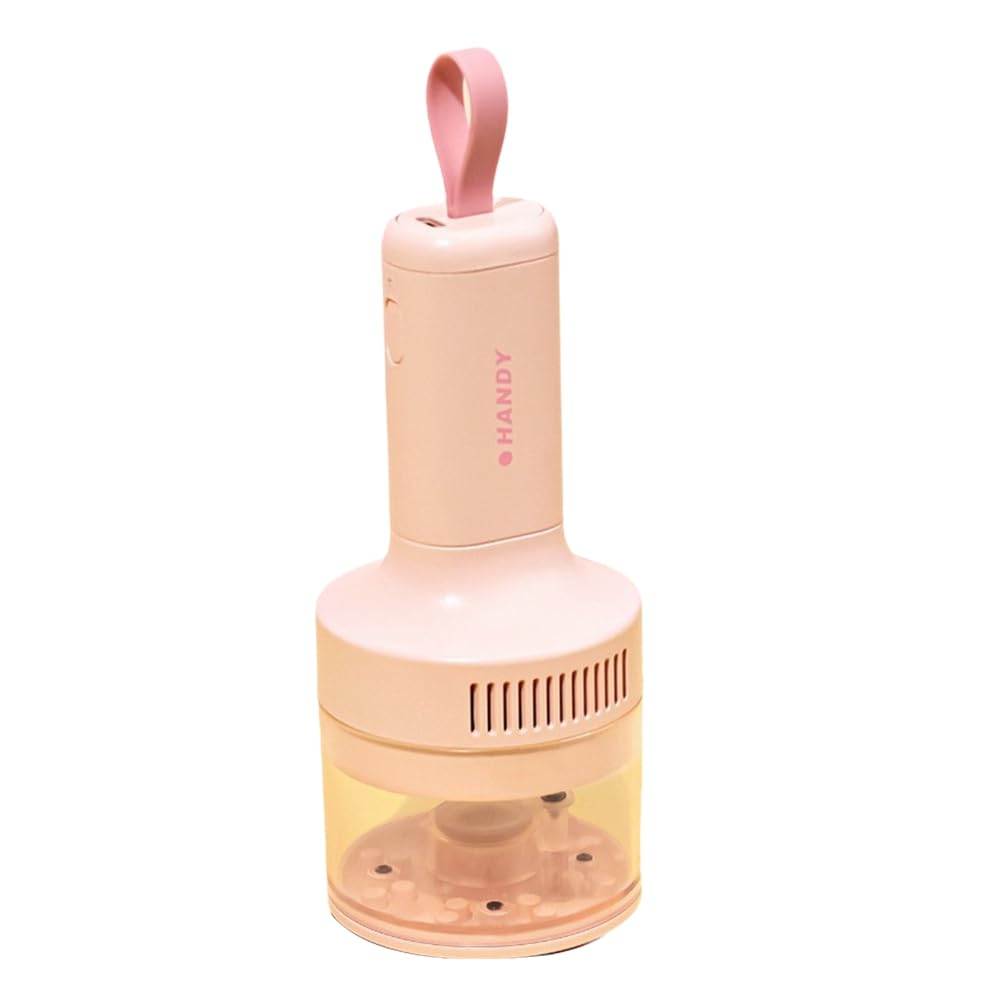 CTRLZS Desktop Vacuum Cleaner for Home and Car Use, Strong Suction, USB Charging, Mini Keyboard Cleaner Pink