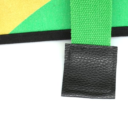 Image of Women's Canvas Tote Bag Waterproof Ribbon Beach Bag Jamaican Reggae Party Bag | Waterproof
