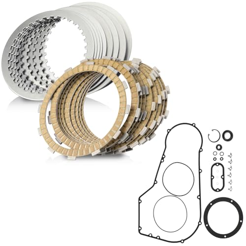 1999-2006 Dyna and Softail 19 PCS Extra Clutch Friction Steel Pla...