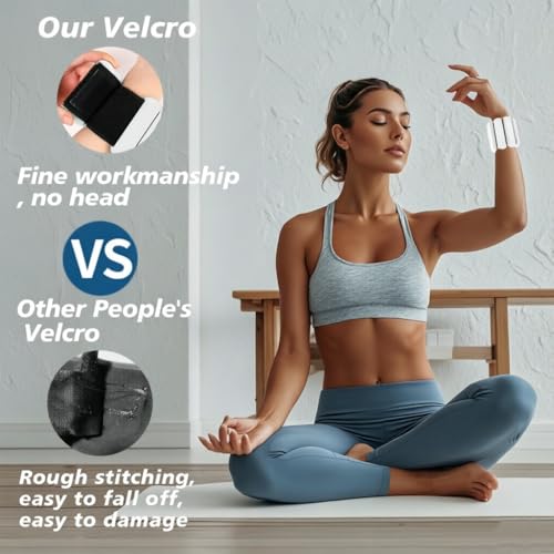 Image of Wrist Ankle Weights for Women 2 Pack(1lb Each), Ideal for Strength Training | Adjustable Silicone Wearable Arm and Leg Weights for Pilates, Gym, Yoga, Cardio. Waterproof, Anti slip, Sweat Proof