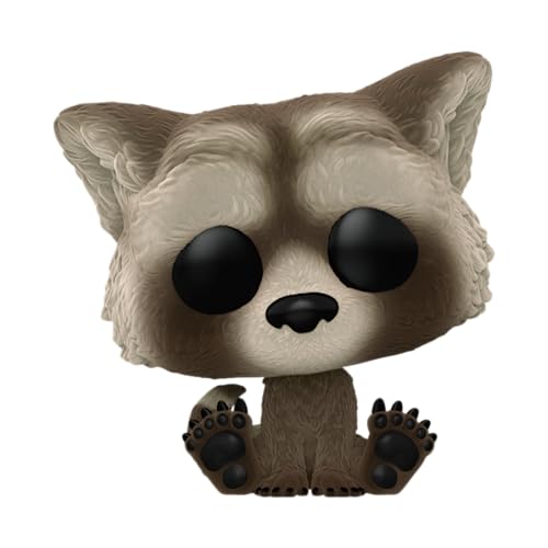 Funko Pop! Vinyl: 3- Baby Rocket - Afelpado - Guardians of The Galaxy - Guardianes de la Galaxia - Figura de Vinilo Coleccionable - Idea de Regalo- Mercancia Oficial - Juguetes para Niños y Adultos