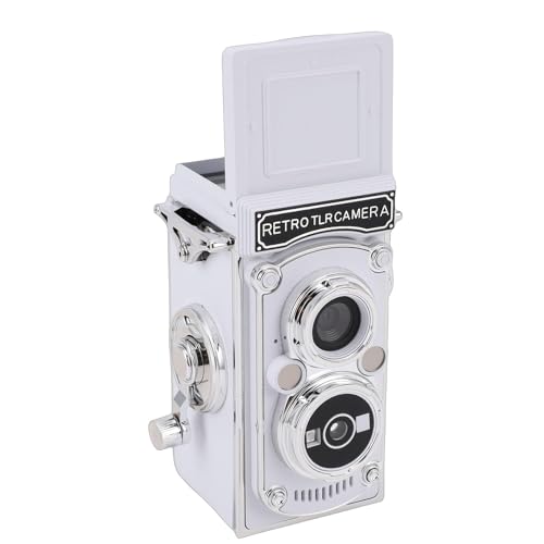 Cámara Digital Vintage TLR 64MP 1080P FHD Autofocus Blanca miniatura 6