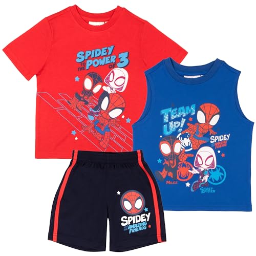 Ensemble Spiderman Marvel vêtement enfant idéal pour les jeux au parc