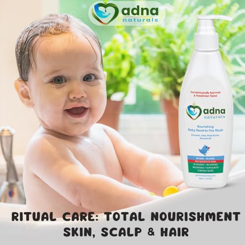 Image of Baby Head-to-Toe Wash | No-Tears | Avocado, Oats, Shea Butter, Almond Oil & Vitamin E | Dermatologist Approved + Pediatrician Tested