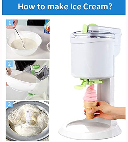 YYAI-HHJU Softeismaschine, Heimwerker-Küche Automatische Minifrucht-Softeismaschine – Bild 3
