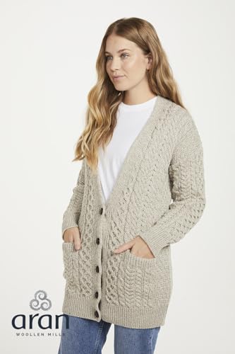 Ireland 100% Supersoft Merino Wool Boyfriend Cardigan Long Sleeve for Women4