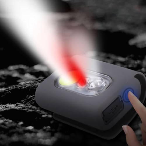 Lámpara portátil LED Operitacx con clip magnético y carga USB C 4