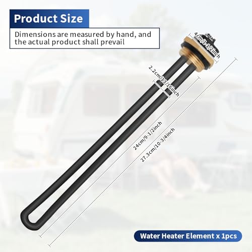 Image of 520900 Rv Water Heater Element Screw Components Replace 520789 Sw6dem Sw10de Sw12de in The Suburbs, Which is Suitable for The Sw Series of Rv Water Heater Parts in The Suburbs -120v 1440w