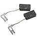 vhbw 2X Kohlebürste, Motorkohle, Schleifkohle 6 x 10 x 18mm kompatibel mit Hilti TE 104, TE 14, TE 15, TE 15-C, TE 18-M, TE 24 Bohrhammer