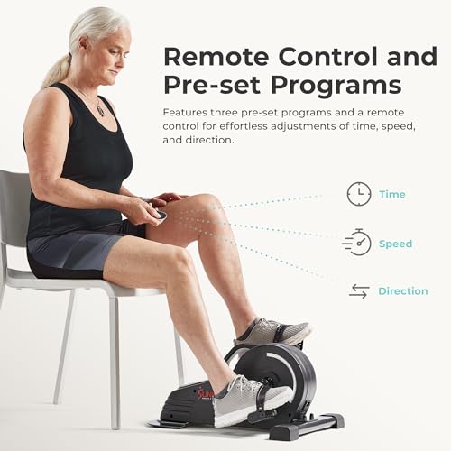 Sunny Health & Fitness Smart 2-in-1 Motorized Pedal Exerciser for Seniors - image 5