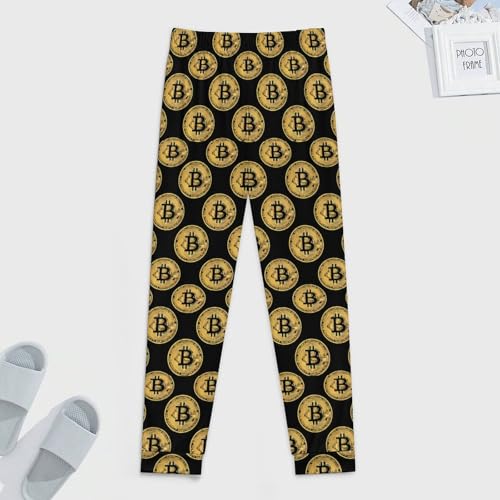Bitcoin Pattern Men's Pajama Pant Soft Patterned Straight-Fit Jogger Sleep Pants Casual Lounge Sleepwear PJs - Image 5