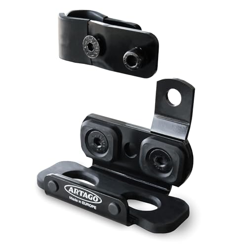 Support ARTAGO K202 antivibrations pour transporter votre antivol sur tube moto