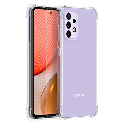 Image of COVERBLACK Transparent Rubber Case Back Cover for Samsung Galaxy A13 4G SM-A135F - Transparent