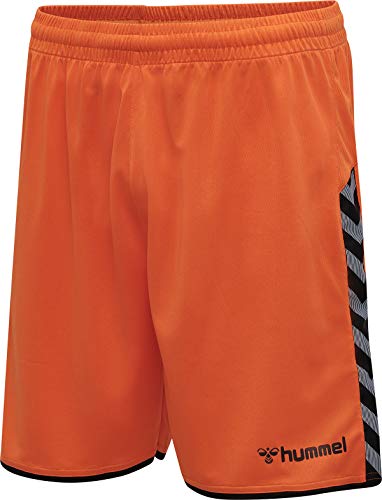 Hummel Herren Shorts Hmlauthentic Poly Shorts, Tangerine, L, 204924-5006-L