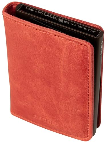 Image of Secrid Slim Wallet Original Leather With Rfid Safe Card Case