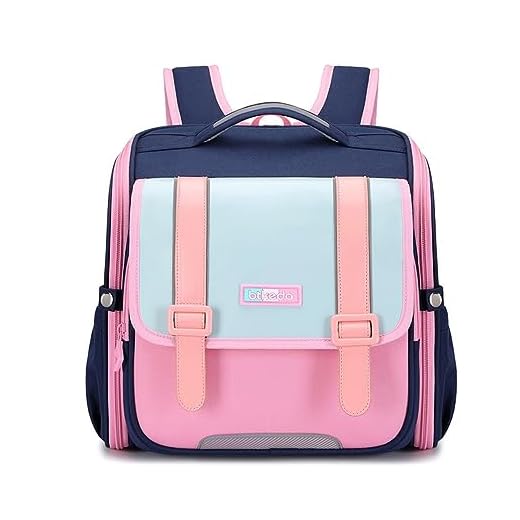 CIADAZ Mochila infantil fofa para escola de grande capacidade repelente de água absorção de choque crianças meninas meninos 8-12 mochila escolar mochila casual mochilas com tiras reflexivas apito de
