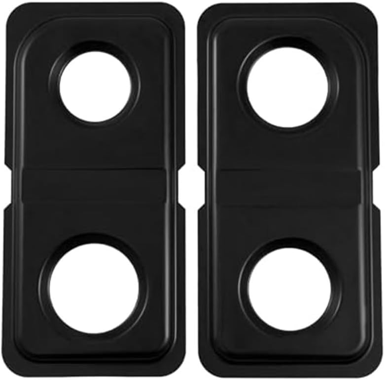 Stainless Steel Drip Pans WB34K10010/WB34K10009 For GE Gas Stove, Replacement Burner Covers, 16.7 X 8 Inch, Easy To Clean