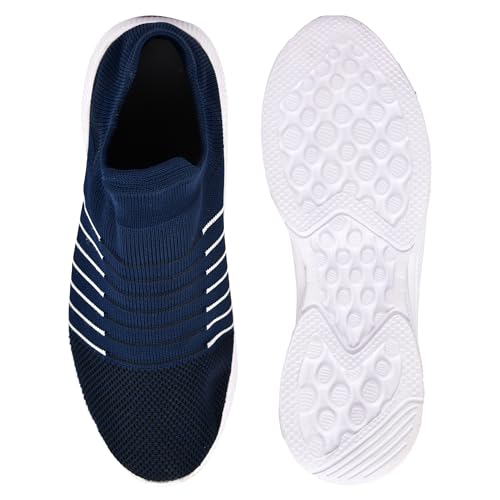 Image of STAPER Running Shoes for Men | Walking & Gym Shoes with Max Cushion Technology | Sneakers Slip On Moccasin Socks Shoes for Men